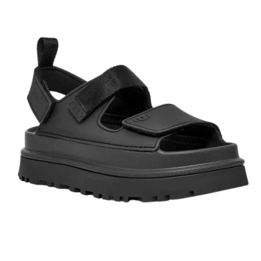 Ugg Goldenglow Platform Sandal in Black - Picture 1 of 1
